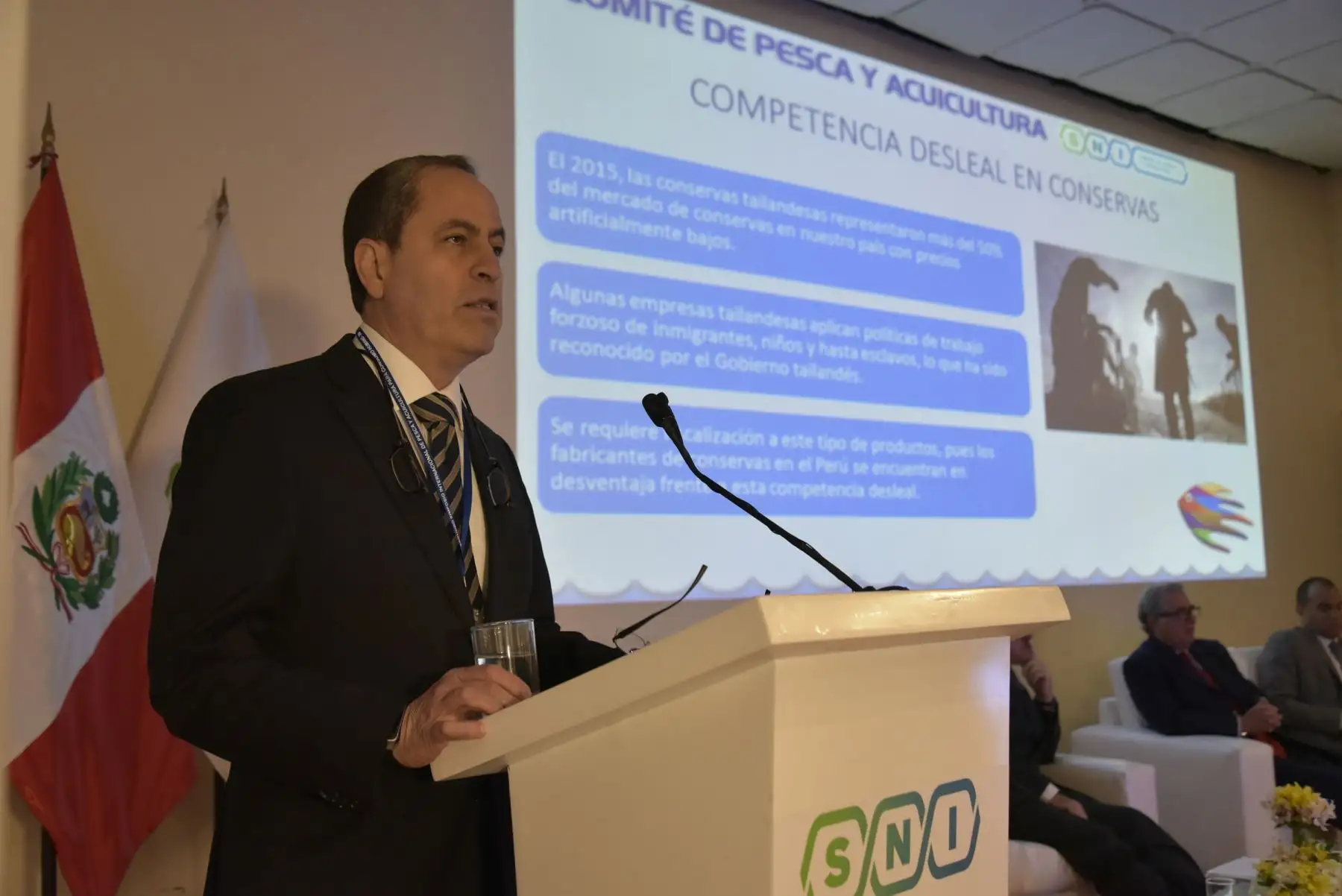 Presidente del Comité de Pesca y Acuicultura de la Sociedad Nacional de Industrias (SNI), Alfonso Miranda. Foto: Cortesía SNI.