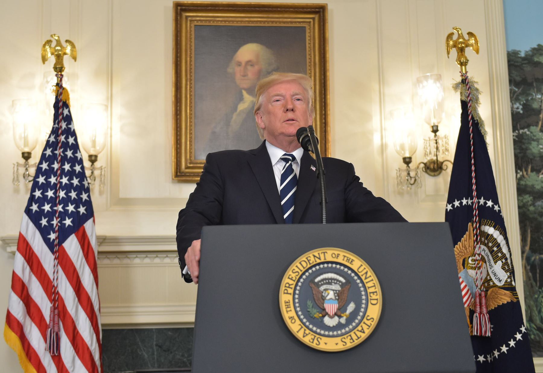 Presidente estadounidense Donald Trump. Foto: AFP