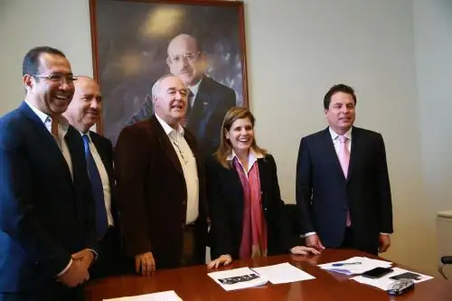 Mercedes Aráoz se reunió con bancada de Acción Popular. Foto: ANDINA/Dante Zegarra.