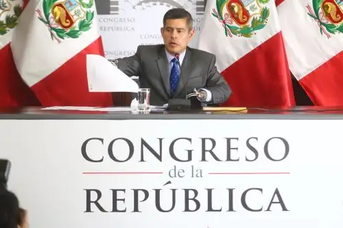 Presidente del Congreso, Luis Galarreta.