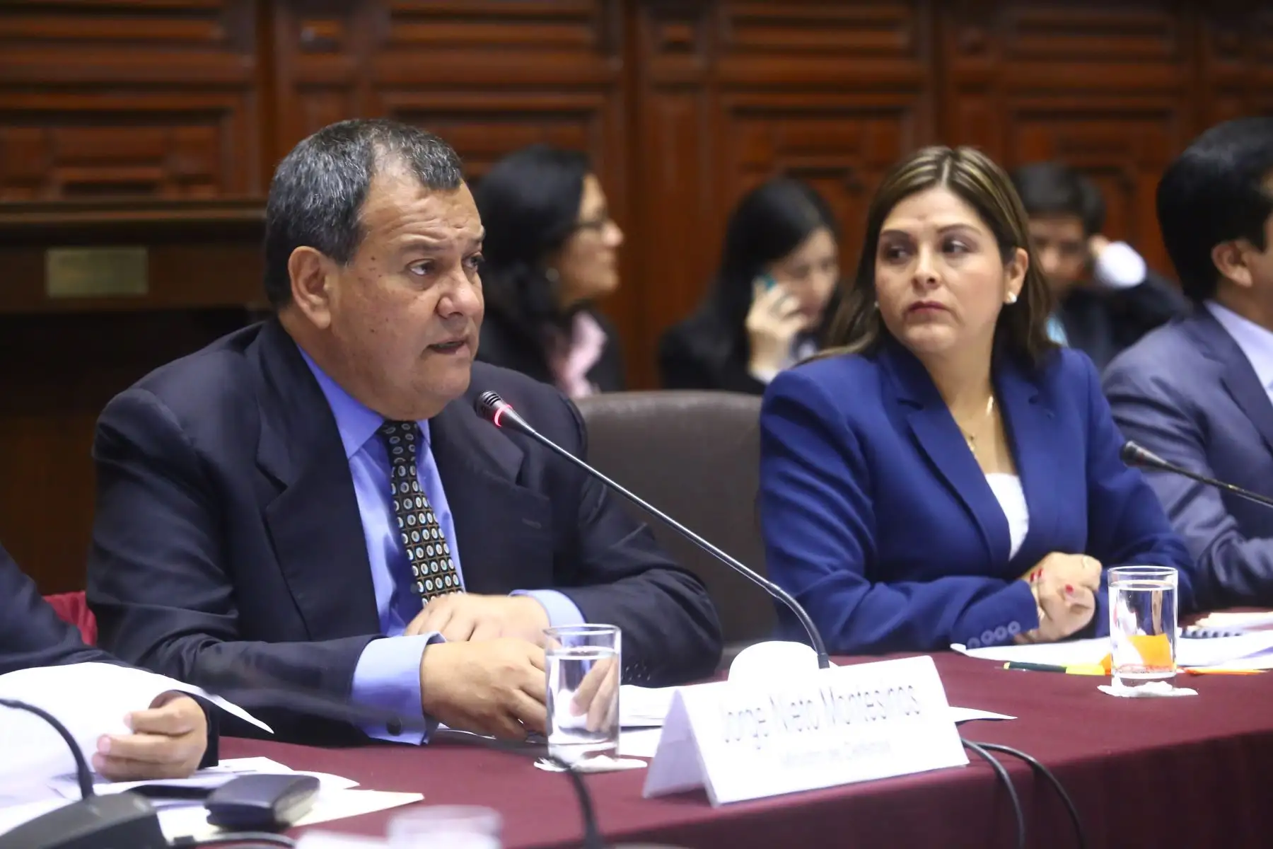 Ministro Jorge Nieto sustentó presupuesto para el 2018 en el Congreso.