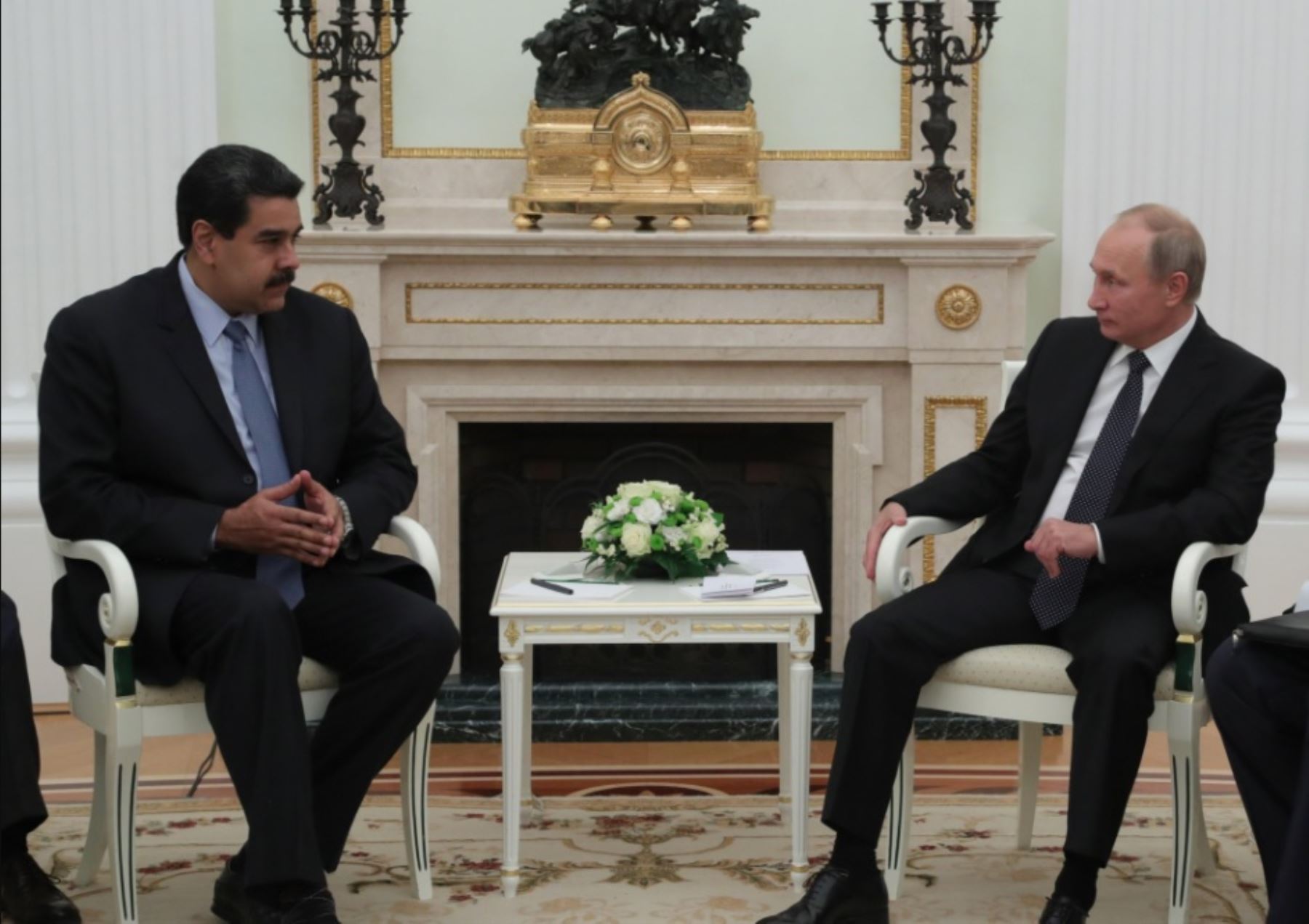 El presidente de Venezuela, Nicolás Maduro se reunió con el líder ruso, Vladimir Putín en Moscú.