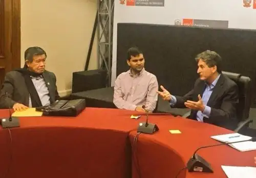 Director ejecutivo de Autoridad para la Reconstrucción con Cambios, Pablo de la Flor, se reunió con gobernador regional de Lima, Nelson Chui.