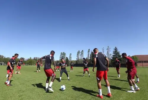 Selección Peruana de Fútbol trabaja en la Villa Deportiva de Vélez. Foto: ANDINA/FPF