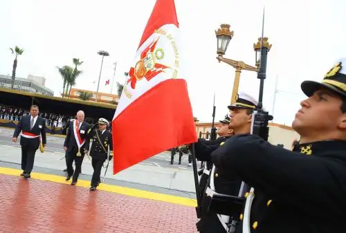 Presidente Kuczynski presente en la ceremonia de conmemoración del Combate de Angamos.