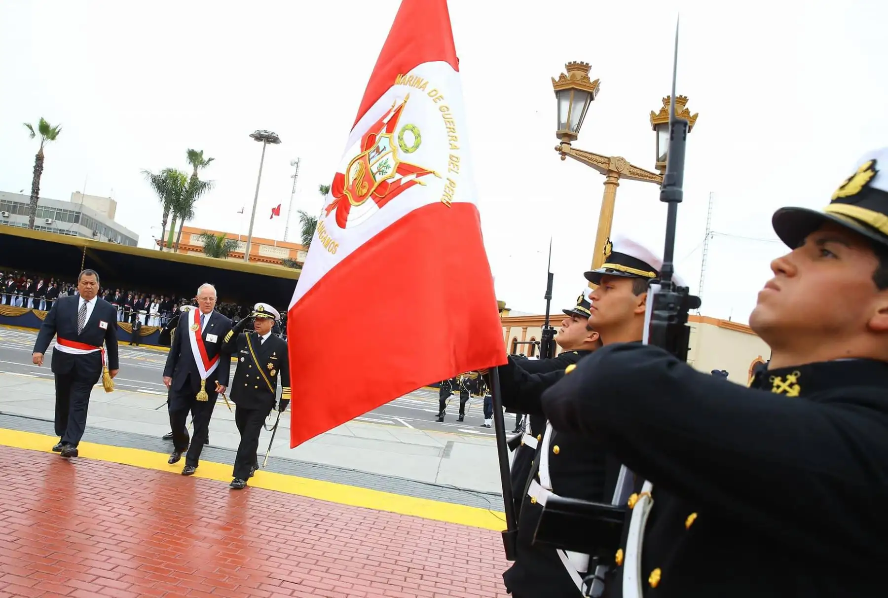 Presidente Kuczynski presente en la ceremonia de conmemoración del Combate de Angamos.