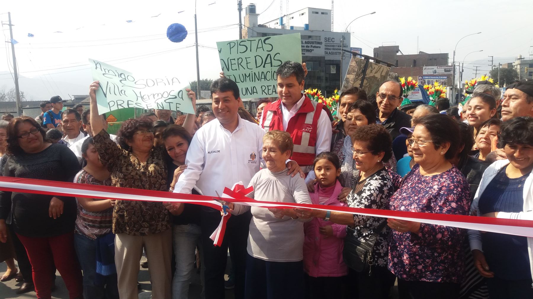 Concluyen trabajos viales que ayudarán a descongestionar el tránsito en El Agustino. Foto: Andina/difusión