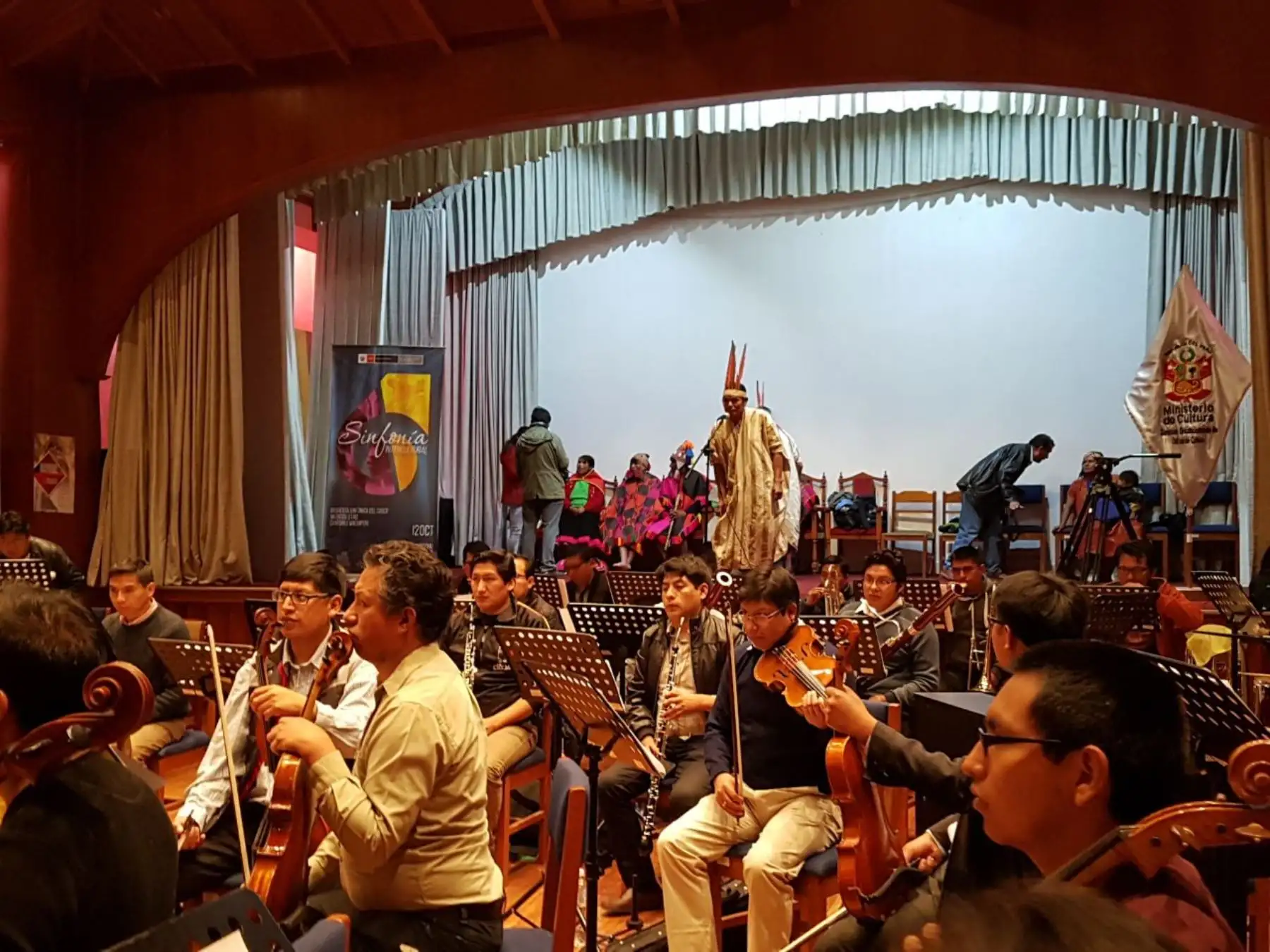 Cantores Wachiperis, músicos Q’ero y la Sinfónica de Cusco ofrecerán concierto. ANDINA/Difusión