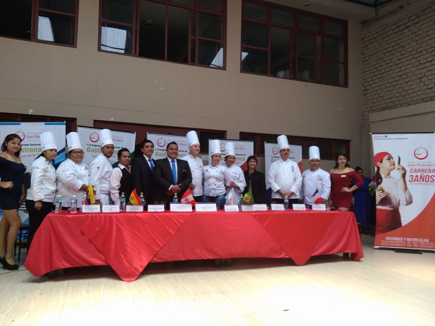 Chefs participan en congreso internacional de gastronomía que se realiza en Chiclayo. ANDINA