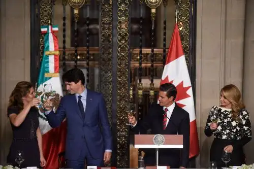 El primer ministro de Canadá, Justin Trudeau, visita México