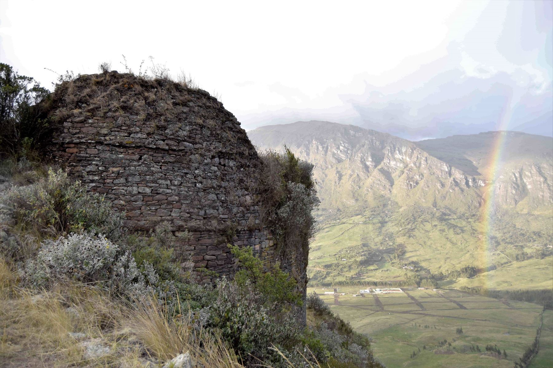 Habilitan acceso vial a sitio arqueológico Inca Pakarishka que se ubica en la provincia de Bolívar, en La Libertad. ANDINA/Difusión