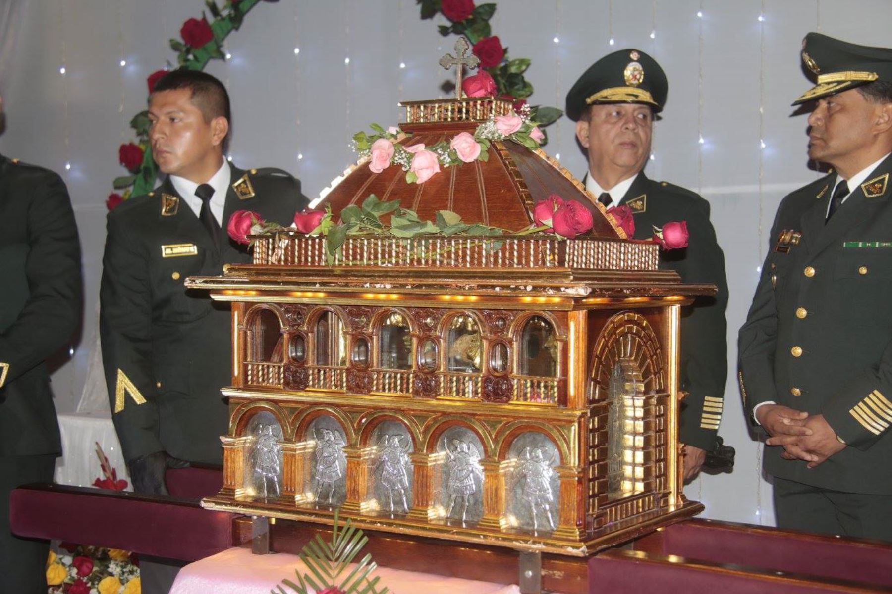 Reliquias de Santa Rosa de Lima llegan a Chimbote y reciben homenaje. ANDINA