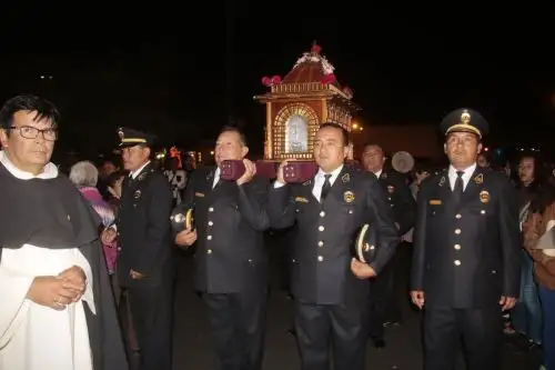 Reliquias de Santa Rosa de Lima llegan a Chimbote y reciben homenaje. ANDINA