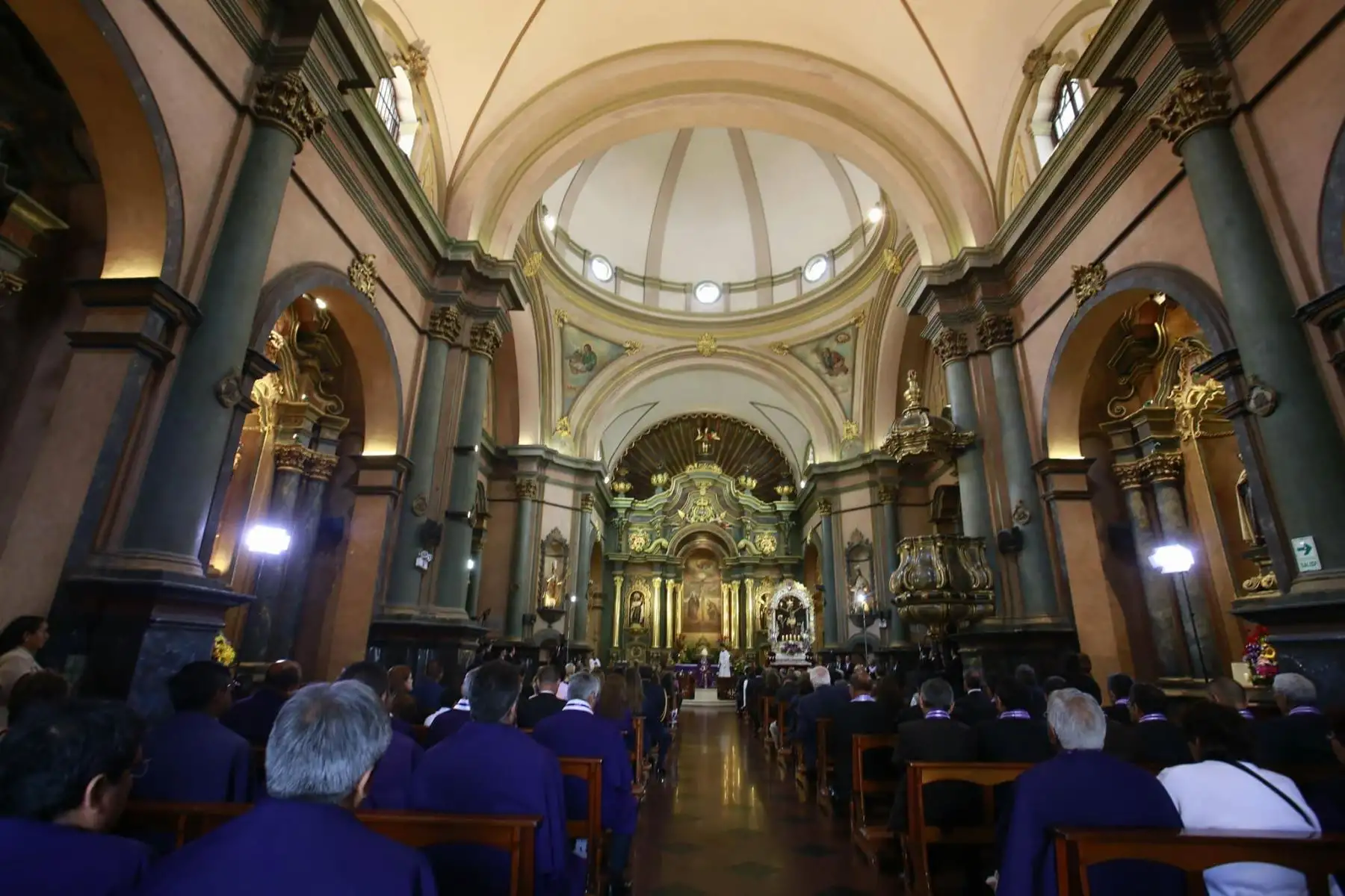 Lima, Perú. En iglesia Las Nazarenas Papa Francisco se reunirá con monjas de claustro. Foto: ANDINA/Prensa Presidencia