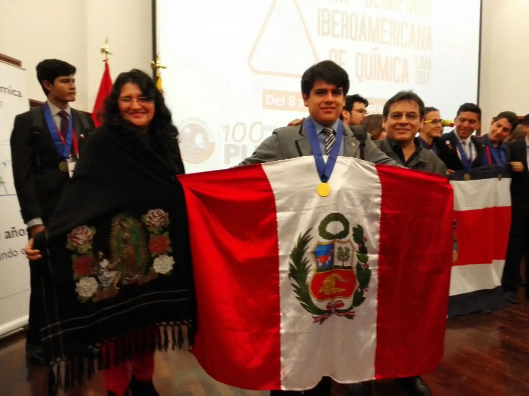 Andrés Fabián Salinas, estudiante peruano logró medalla de oro en Olimpiada Iberoamericana de Química. Foto; ANDINA/Difusión