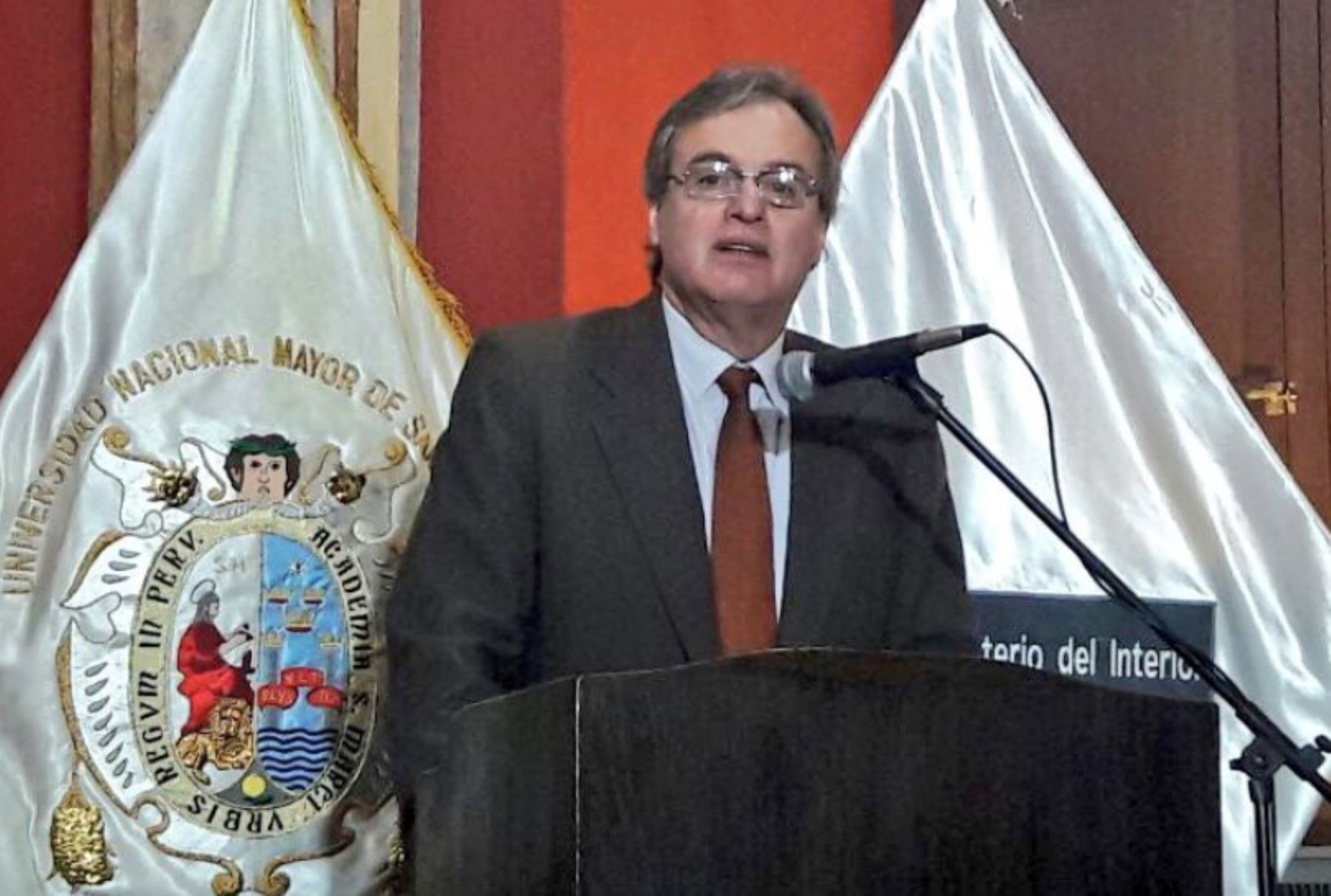 Ministro del Interior, Carlos Basombrío. Foto: Difusión.