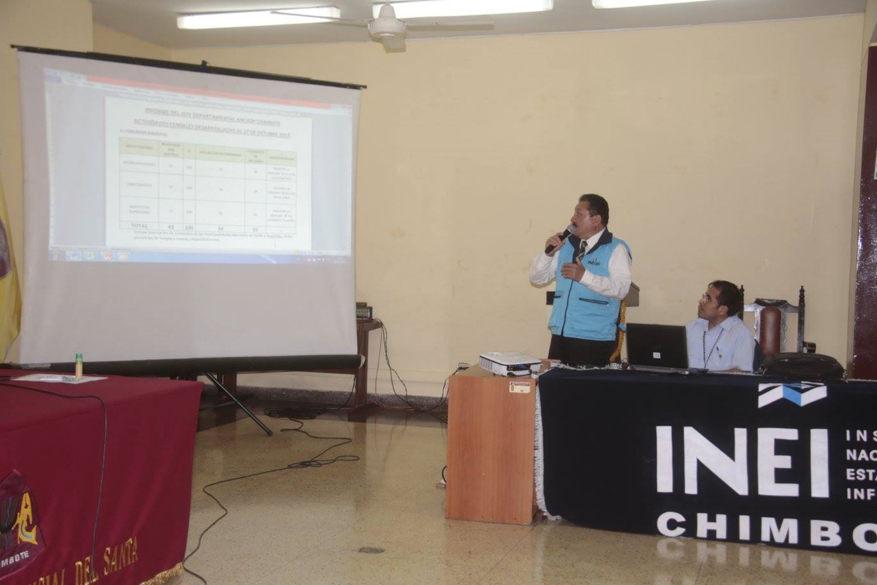 INEI Áncash supera reclutamiento de empadronadores del Censo 2017 para Chimbote. ANDINA