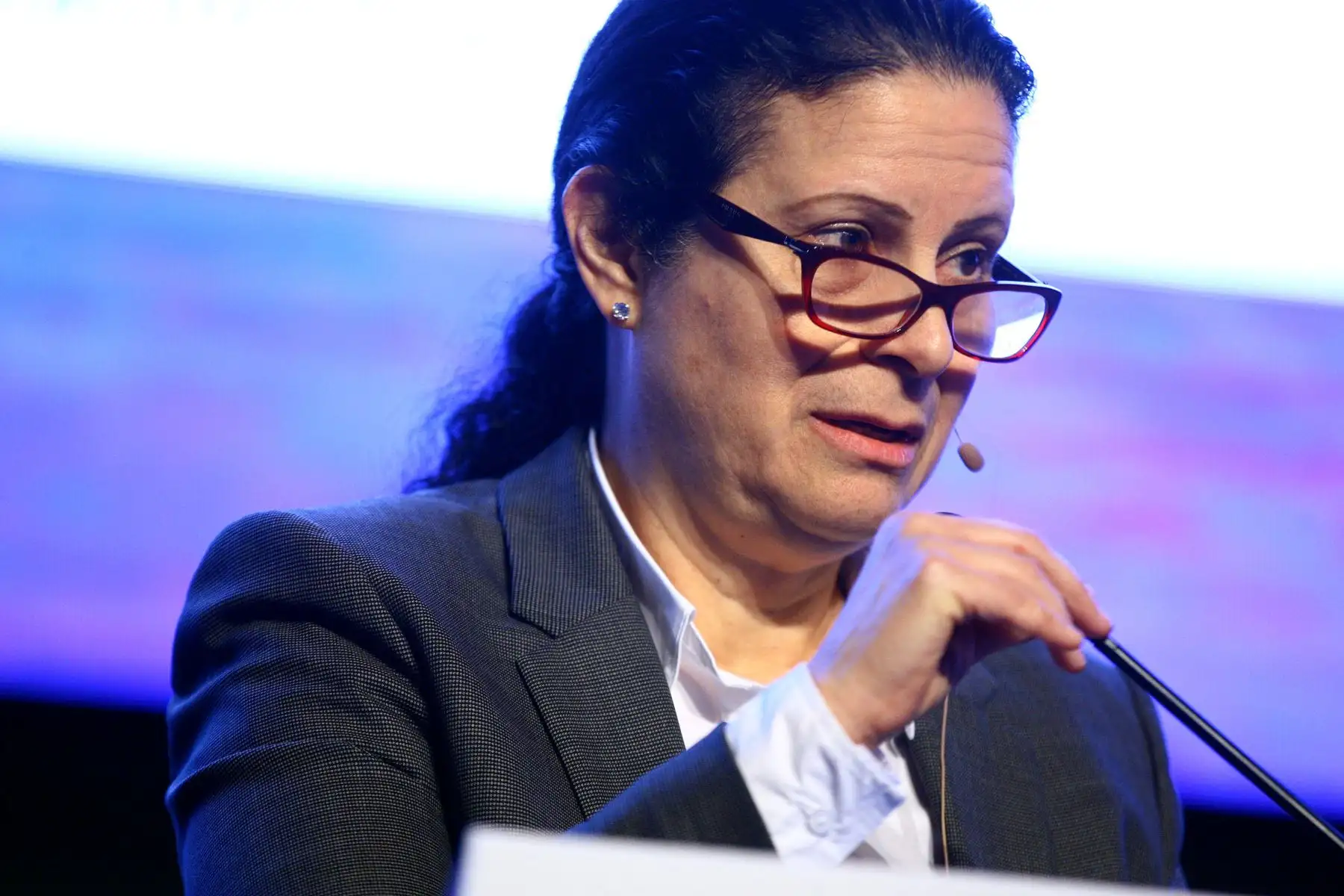 Jefa de la Superintendencia de Banca, Seguros y AFP (SBS). Foto: ANDINA/Luis Iparraguirre