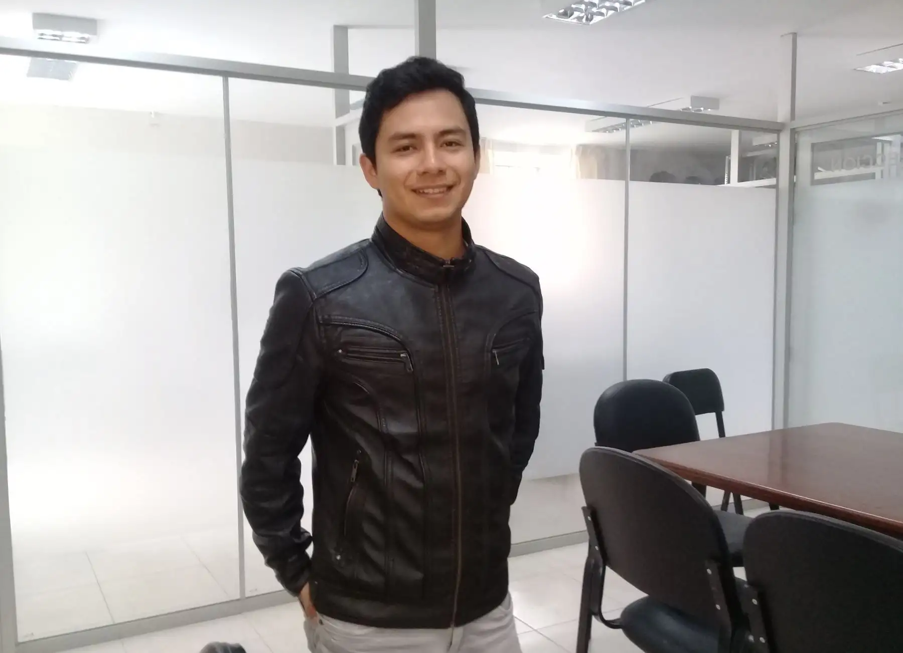 Luis Díaz López, el joven ingeniero trujillano que participará en misión de simulación marciana en Estados Unidos. ANDINA/Luis Puell