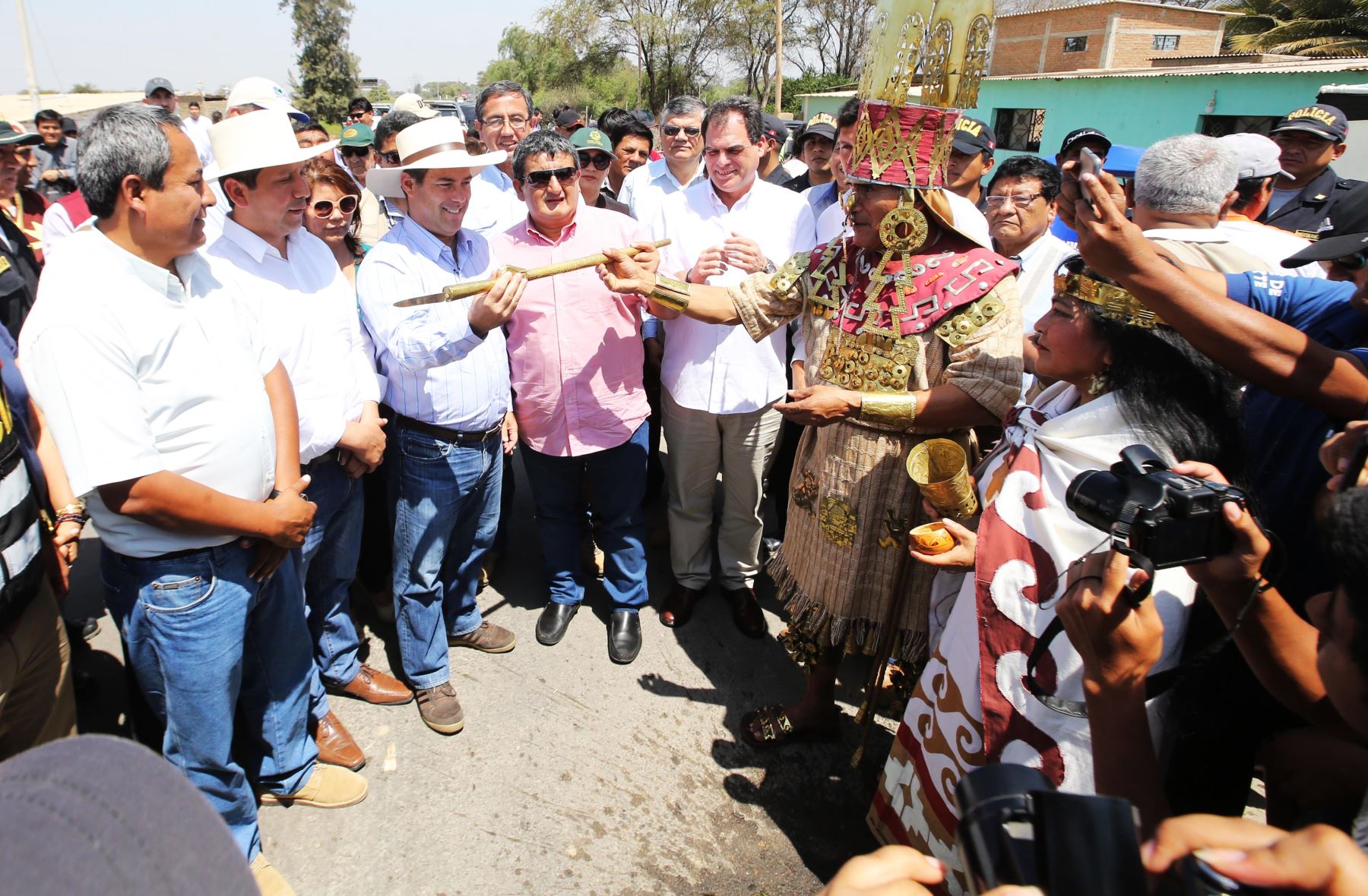 MTC supervisa obra de mejoramiento vial que beneficiará a 50,000 pobladores de Lambayeque. ANDINA/Difusión