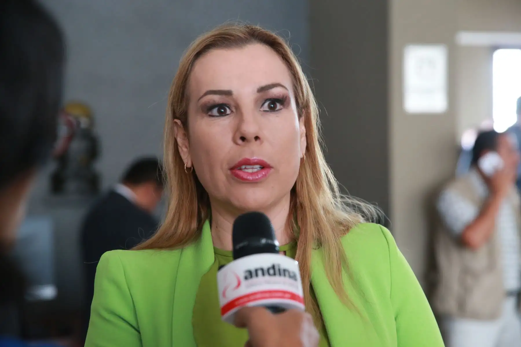 Fiorella Molinelli, presidenta ejecutiva de Essalud. Foto: ANDINA/Dante Zegarra