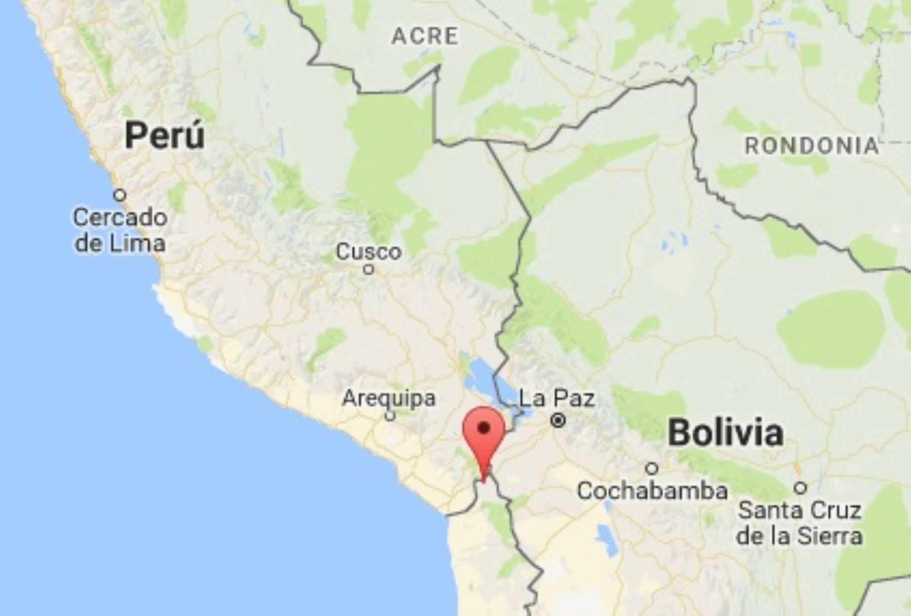 Tacna fue remecida esta mañana por un sismo de magnitud 3.7 grados.