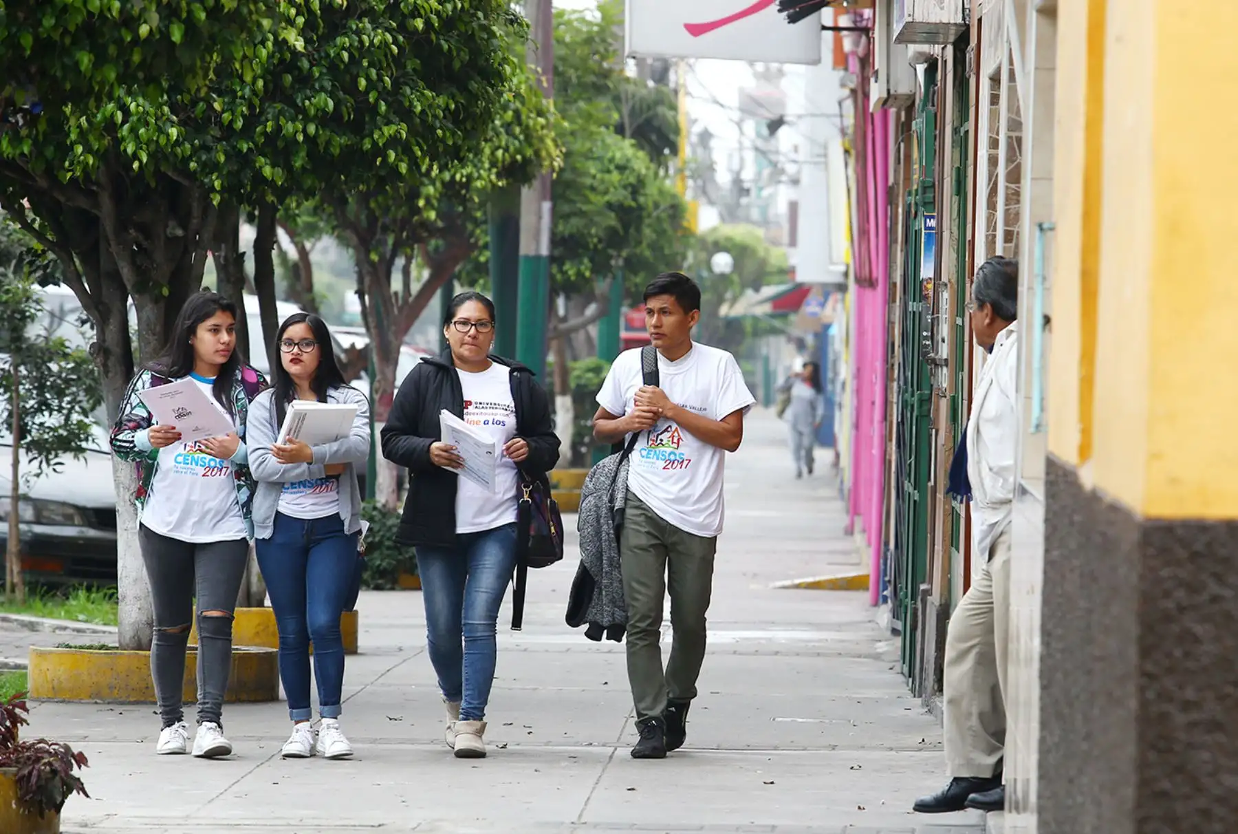 LIMA PERÚ, OCTUBRE 22. Calles vacías  durante  el Censo Nacional 2017.   Foto: ANDINA/Melina Mejía