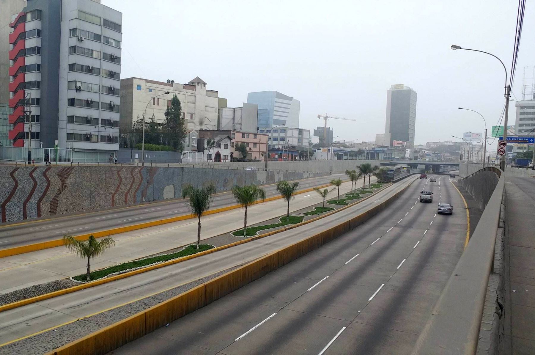 LIMA PERÚ, OCTUBRE 22. Avenidas y calles vacías durante  el Censo Nacional 2017. Foto: ANDINA/ Cinthia Velarde