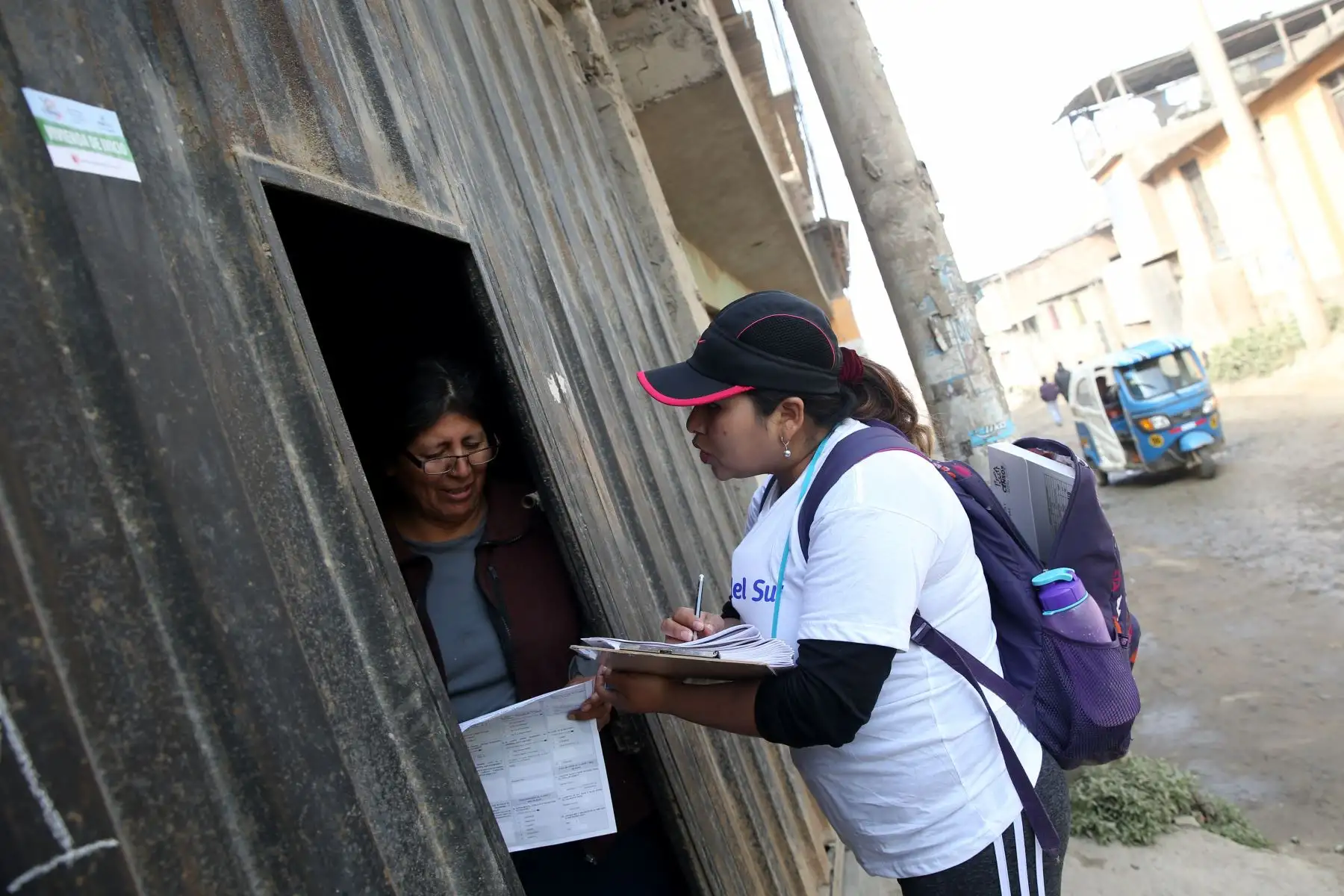 LIMA,PERÚ-OCTUBRE 22.Inicia jornada del censo 2017 en Villa María del Triunfo.Foto: ANDINA/archivo.