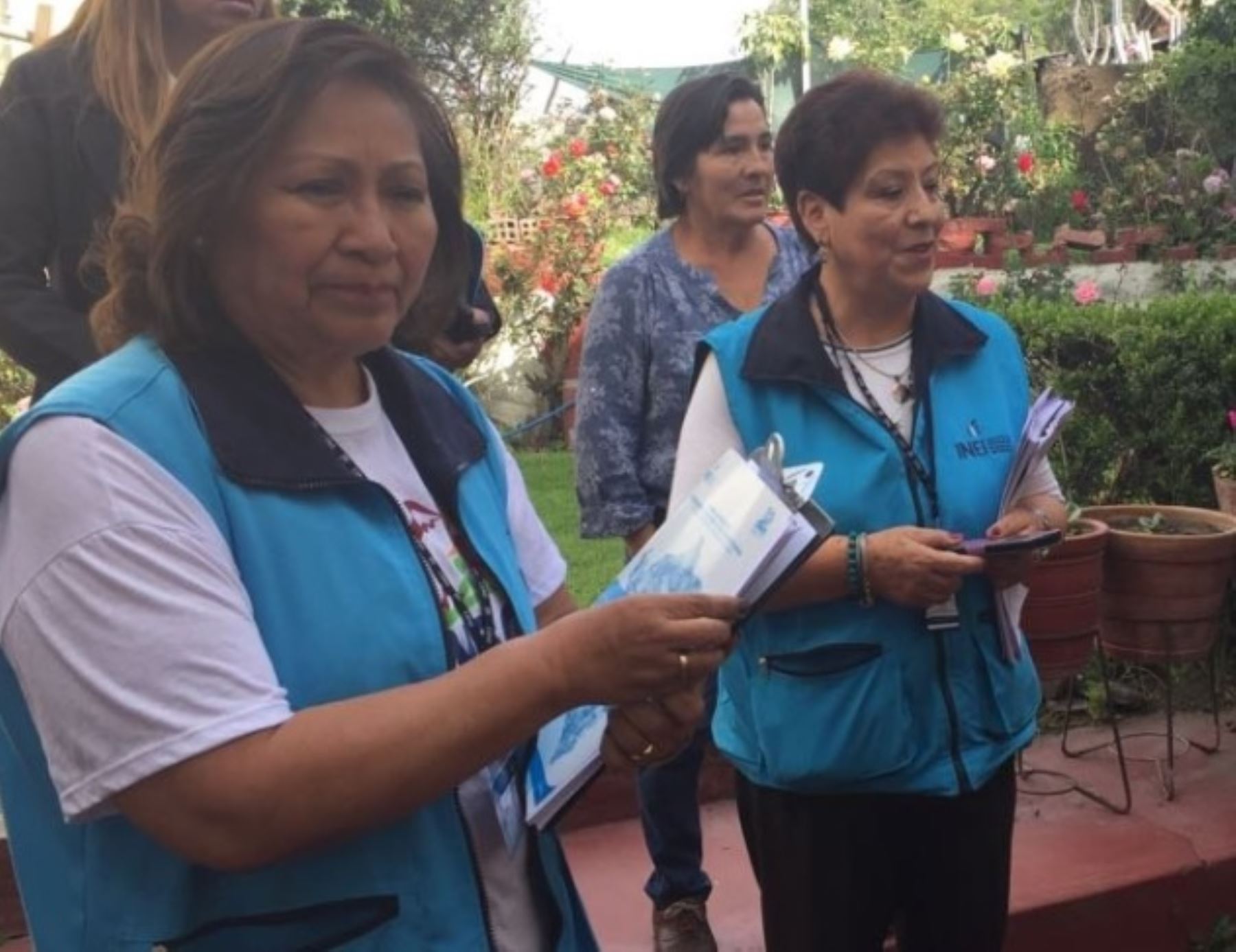 La ministra de la Mujer y Poblaciones Vulnerables, Ana María Choquehuanca viene acompañando el desarrollo de los Censos Nacionales 2017: XII de Población, VII de Vivienda y III de Comunidades Indígenas, en la ciudad de Arequipa.