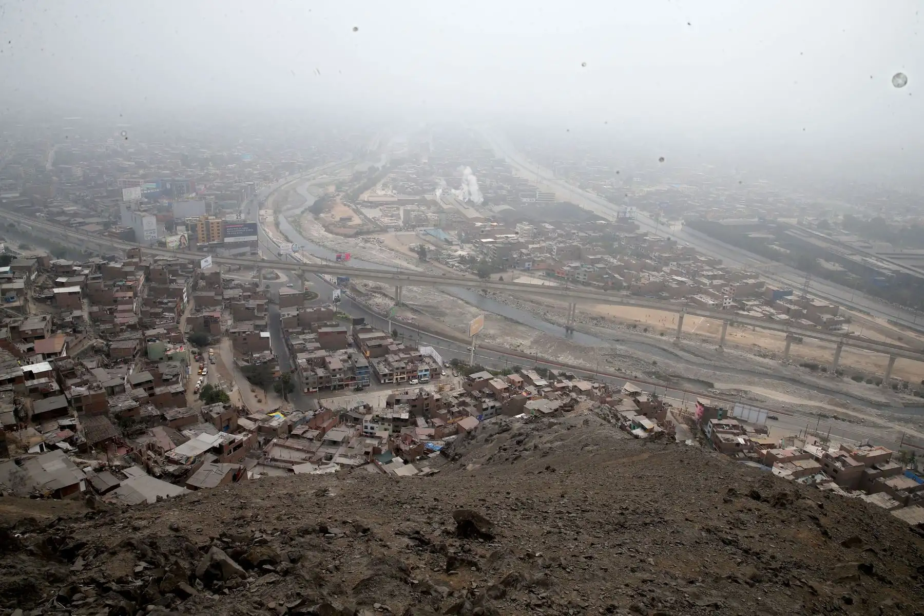 LIMA PERÚ, OCTUBRE 22. Censo Nacional 2017 en el cerro San Cristobal.Foto: ANDINA/ Vidal Tarqui