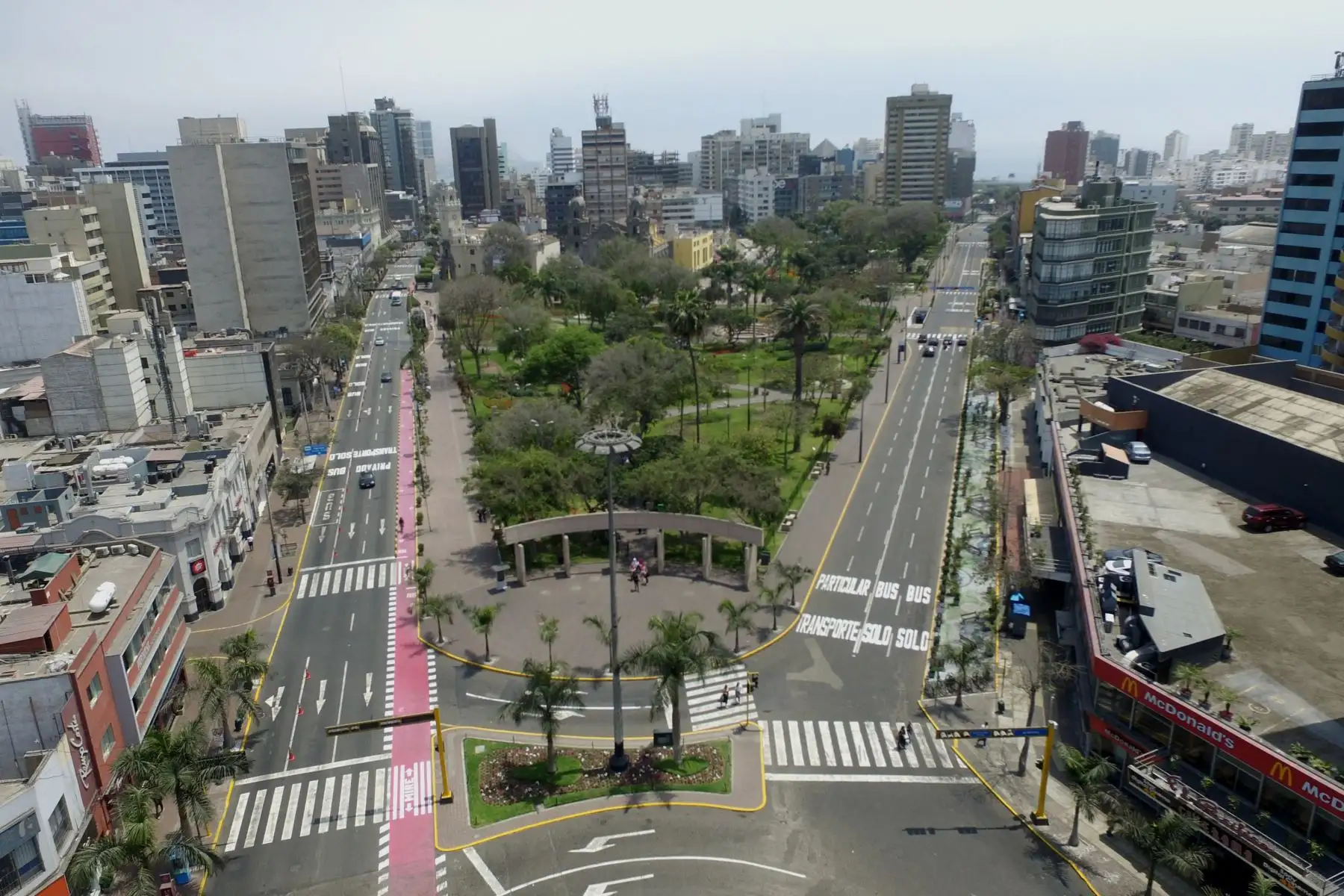 LIMA,PERÚ-OCTUBRE 22.Vista panorámica de la Av. Larco en Miraflores por el Censo 2017.
Foto: ANDINA/archivo.