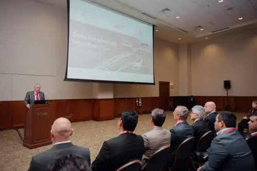Presentación de proyectos de infraestructura por parte de empresas suizas. Foto. Cortesía.