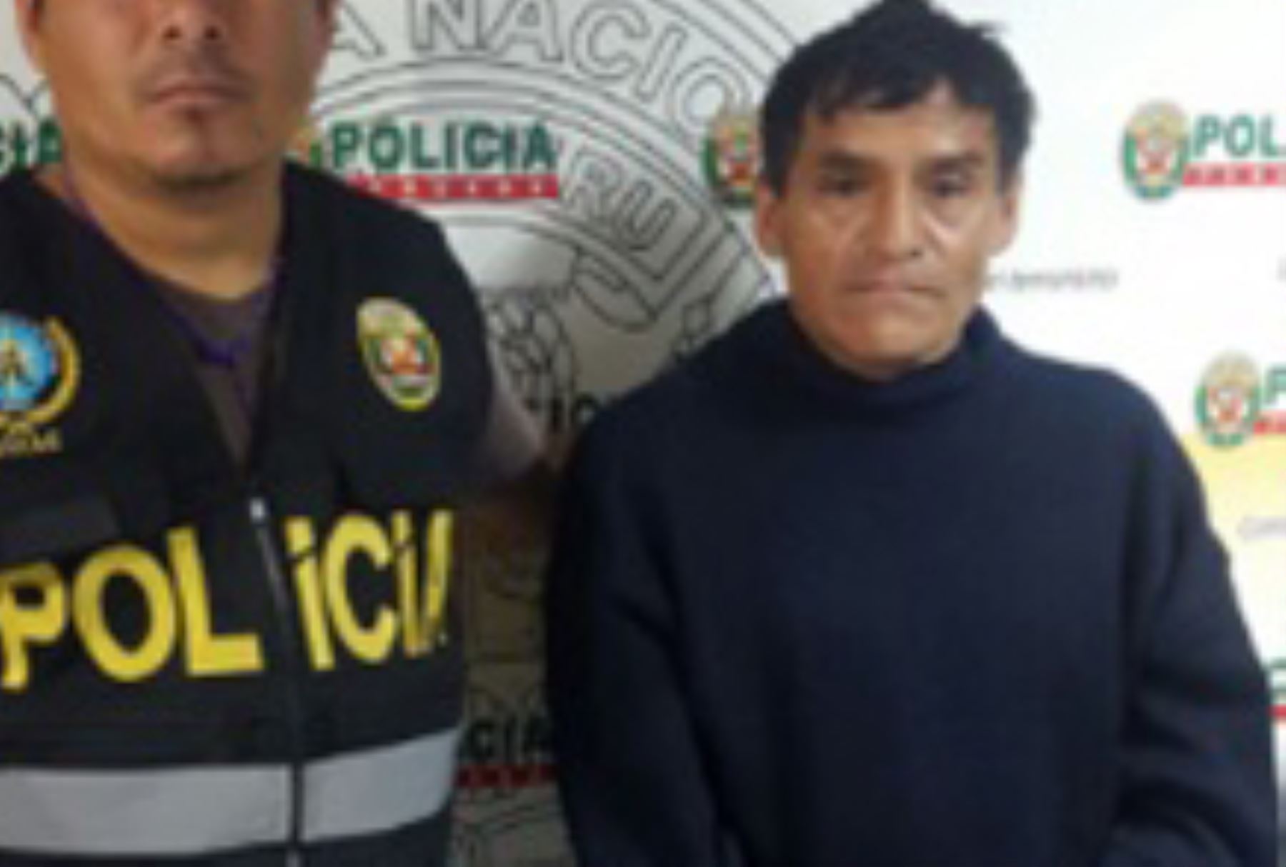 Policía captura a acusado por delito de terrorismo, en Huánuco. Foto: ANDINA/Difusión.