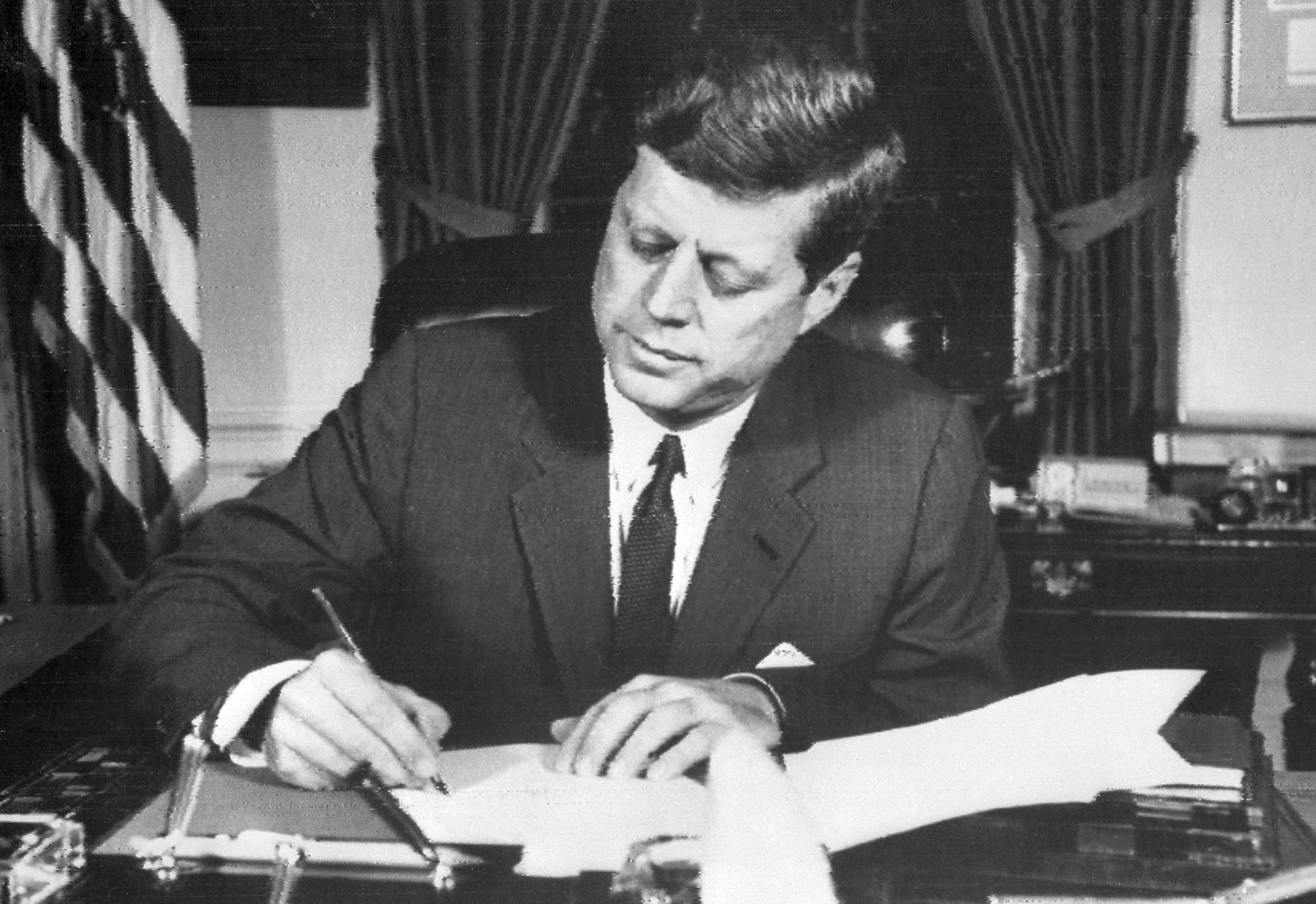 Presidente John Fitzgerald Kennedy. Foto: AFP