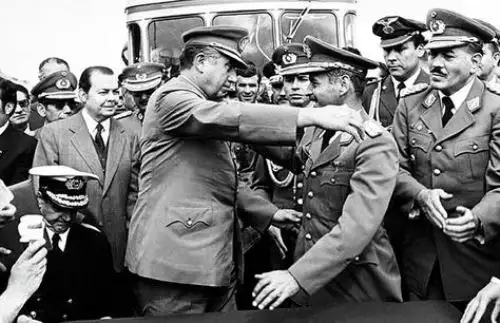 Augusto Pinochet y Hugo Banzer