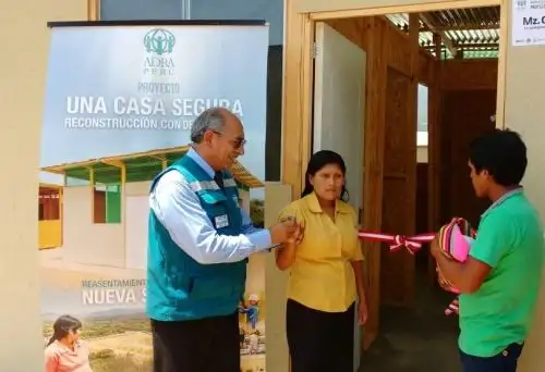 Entregan módulos de vivienda a damnificados de distrito de Salas, en Lambayeque. ANDINA