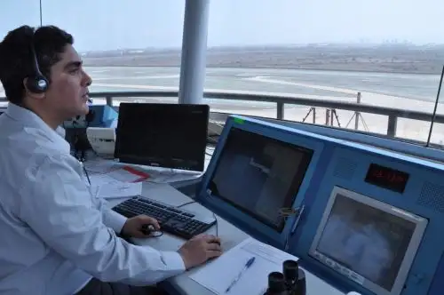 Controlador de tránsito aéreo. ANDINA/Difusión