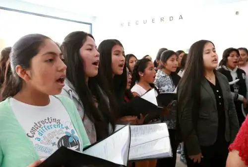 Jóvenes de Manchay ofrecerán canciones a Papa Francisco durante vigilia en la Nunciatura. ANDINA/Norman Córdova