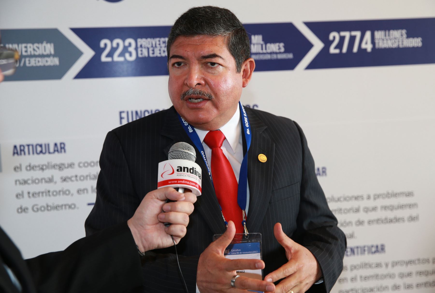 El pleno del Jurado Nacional de Elecciones suspendió a Omar Gustavo Jiménez Flores en el cargo de gobernador regional de Tacna. ANDINA/Norman Córdova