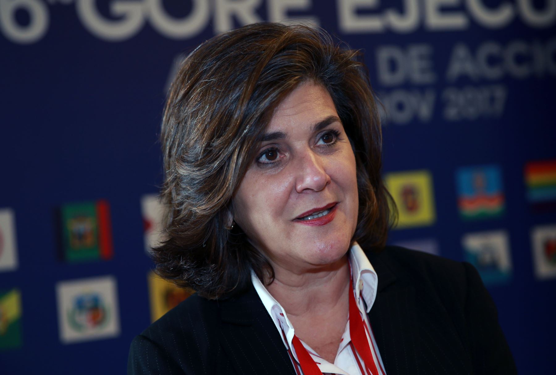 Representante de CAF en Perú, Eleonora Silva.Foto:  ANDINA/Norman Córdova