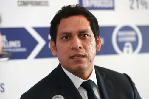 Luis Valdez, secretario general del partido Alianza Para el Progreso. ANDINA/Norman Córdova