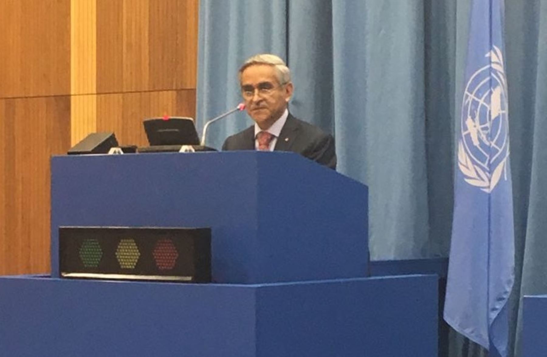 Duberlí Rodríguez en foro de la ONU.