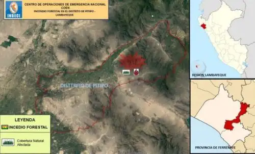 Hasta el momento se ha logrado controlar el incendio en un 90%.
