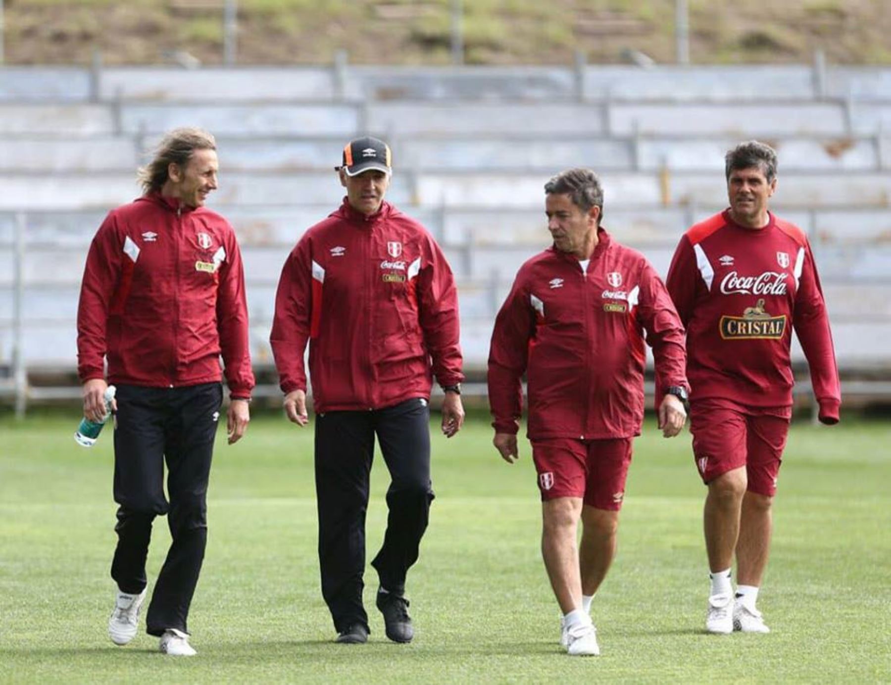 La selección peruana de fútbol realiza su primer entrenamiento en Nueva Zelanda. Foto: ANDINA/ FPF