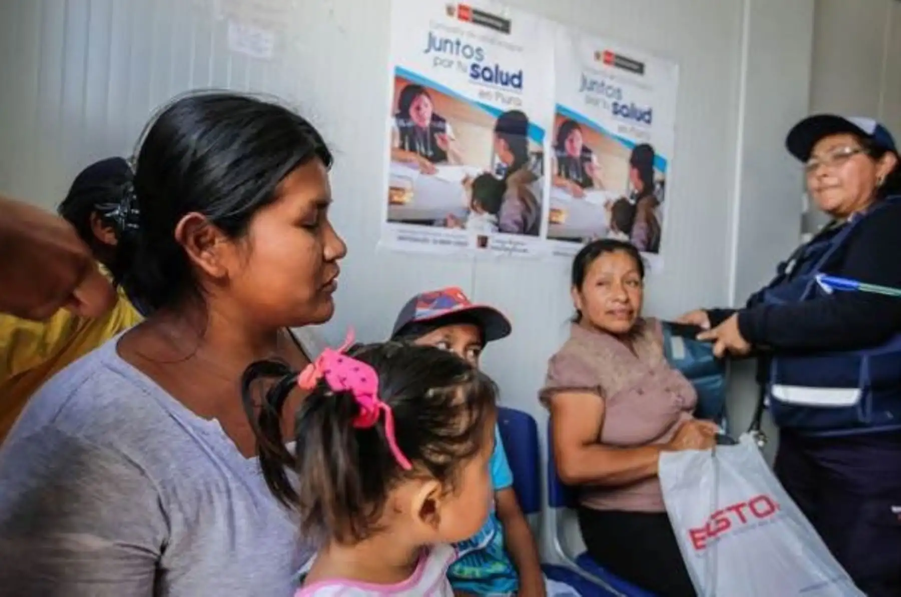 El puesto de salud se inundó el 13 de noviembre.ANDINA/Difusión
