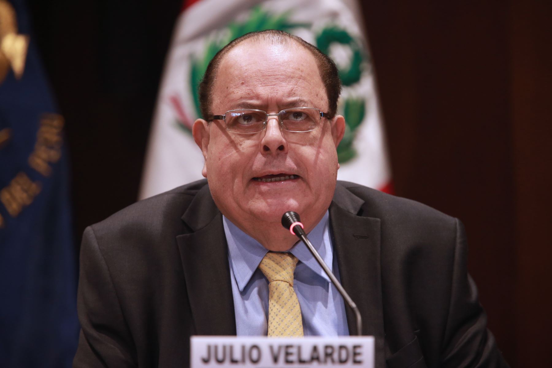 Presidente del BCR, Julio Velarde. ANDINA/Norman Córdova