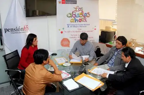 Jurado calificador del concurso Los Abuelos Ahora 2017