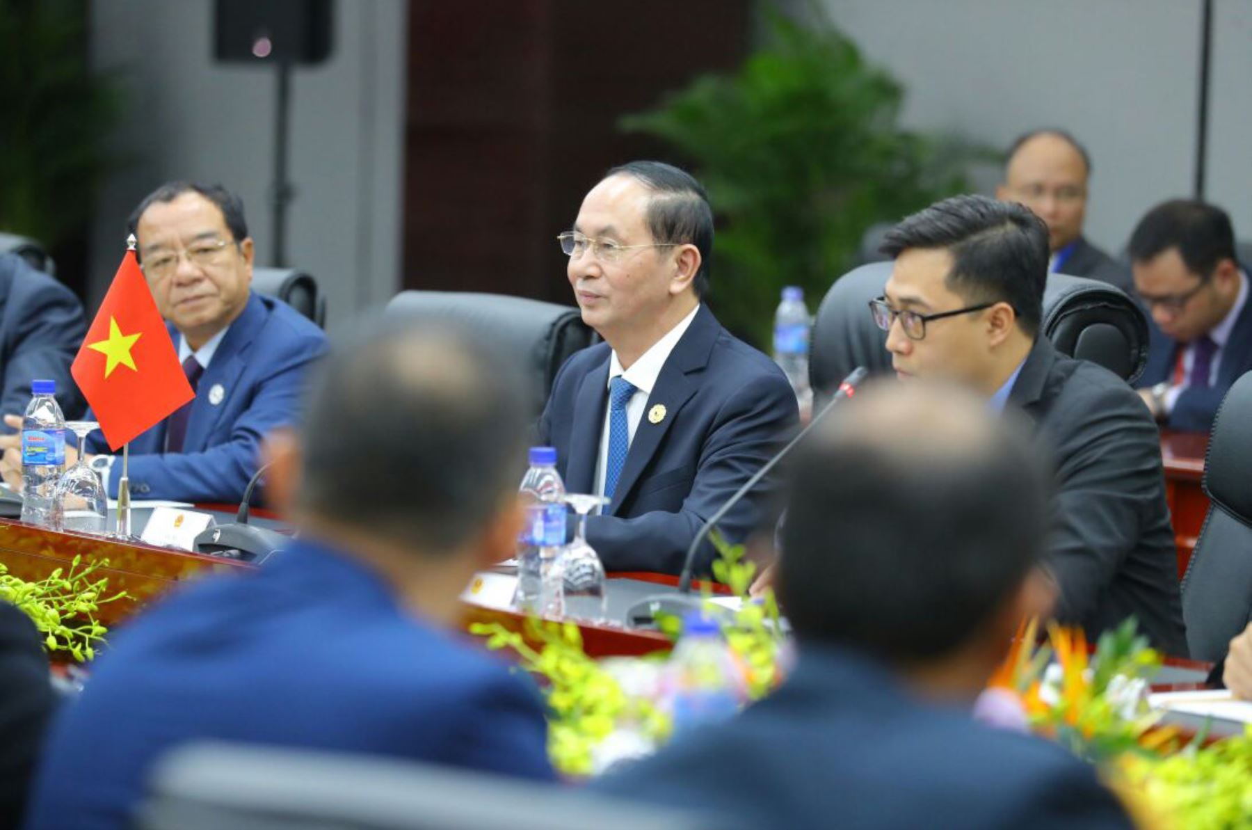 Presidente Kuczysnki sostuvo reunión bilateral con su homólogo de Vietnam, Tran Dại Quang.  Foto: ANDINA/Prensa Presidencia
