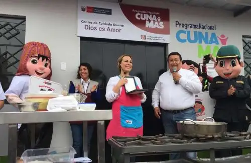 La ministra de Desarrollo e Inclusión Social, Fiorella Molinelli, anunció hoy que se han realizado las coordinaciones respectivas con el Ministerio del Interior para inaugurar locales del programa social Cuna Más en cada zona del país donde se implemente la estrategia Barrio Seguro.